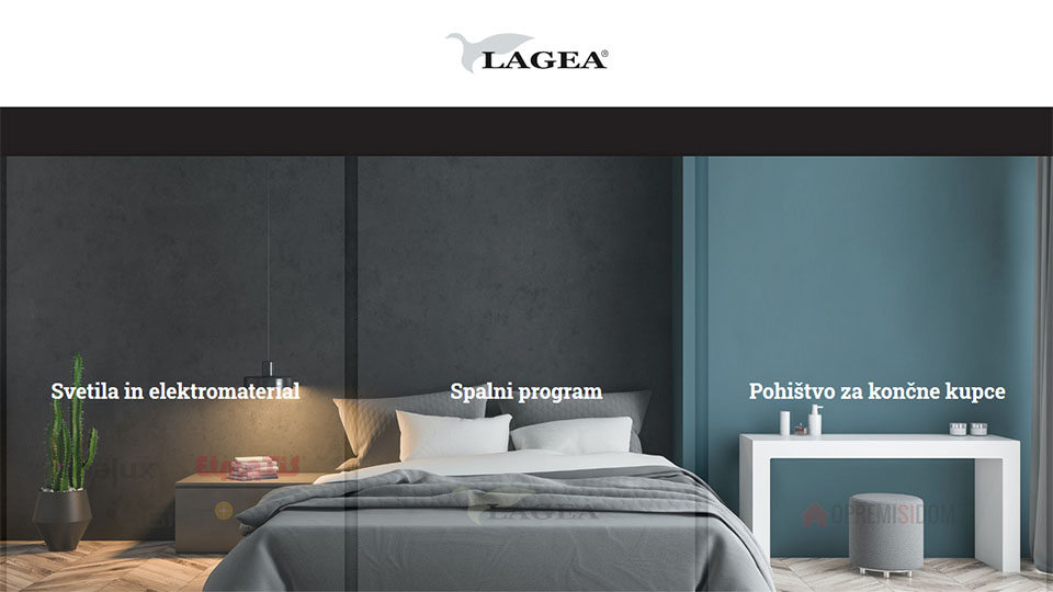 Lagea desktop stran