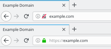 Varnostno opozorilo HTTPS v brskalniku Firefox